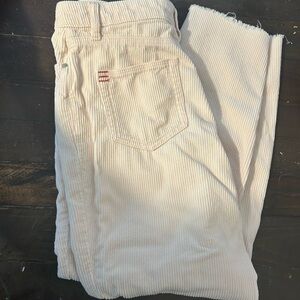 Cream Corduroy Pants
